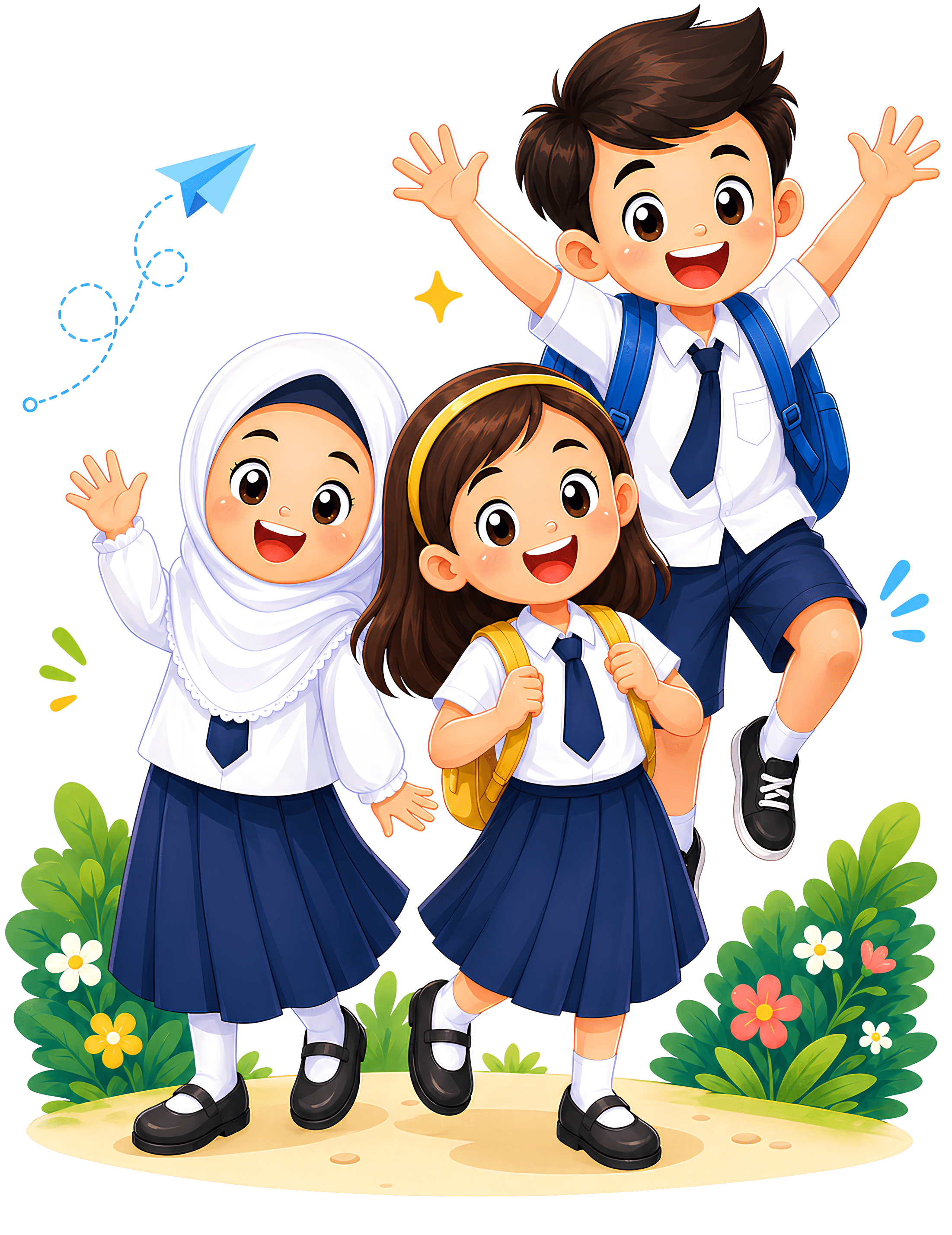 Ilustrasi siswa SPMB
